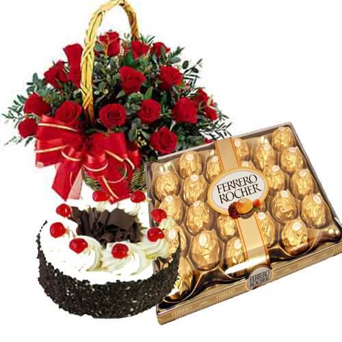 20-Red-Roses-Round-Basket-1-Kg-Black-Forest-Cake-24-Pieces-Ferrero-Rocher-Box-1825