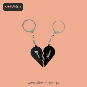 Customized Heart Shape Keychain