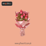Imported Pink Roses Bouquet